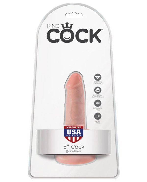 King Cock 5” Cock – Flesh