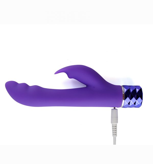 HAILEY Crystal Gems 10-Function G-Spot Vibrator Purple - Image 4