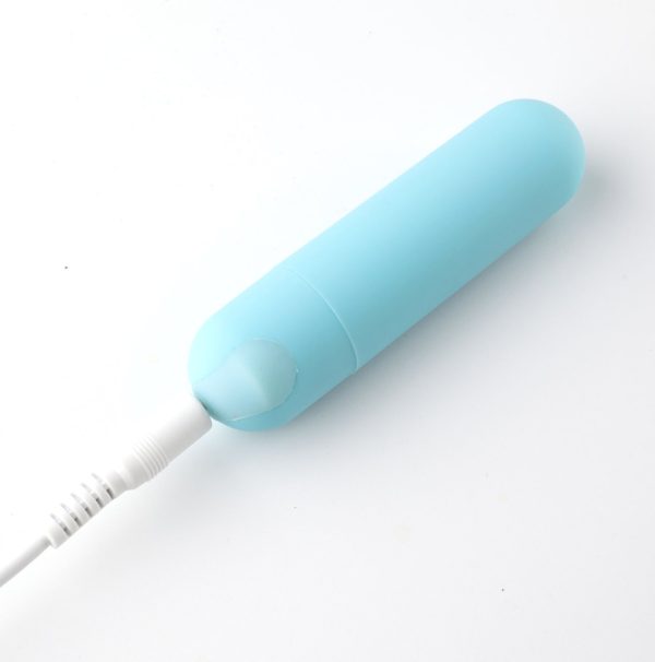 JESSI USB Rechargeable Mini Bullet – Teal Blue - Image 3